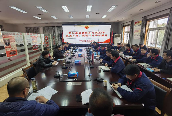 公司召開會議傳達(dá)集團(tuán)公司黨建工作、紀(jì)檢工作會議精神