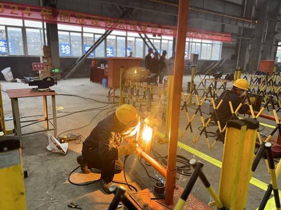 公司舉辦電焊工、電工技術(shù)比武