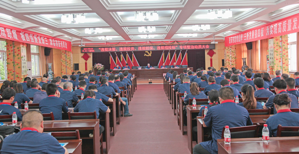 公司召開“違規(guī)決策、違規(guī)投資、違規(guī)擔(dān)保、違規(guī)招投標(biāo)”專項整治動員大會